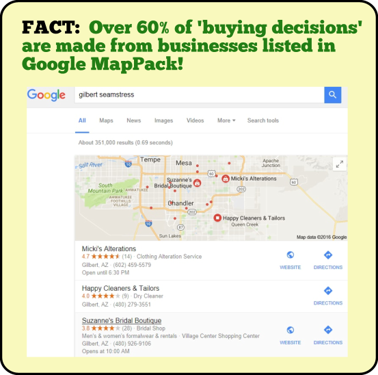 MapPack Business Listing